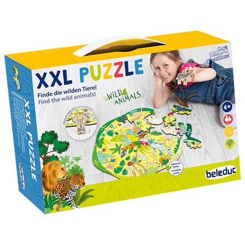 Puzzel XXL animaux sauvages