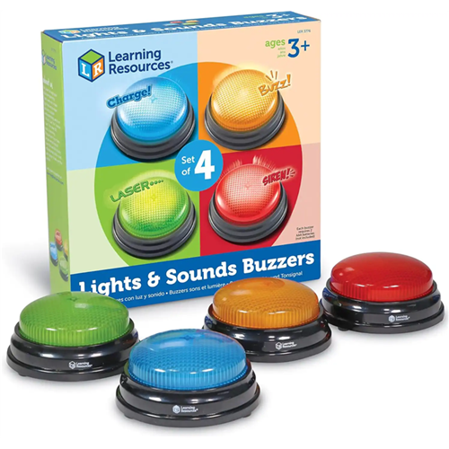 4 Buzzers lumineux et sonores 4 Buzzers lumineux et sonores