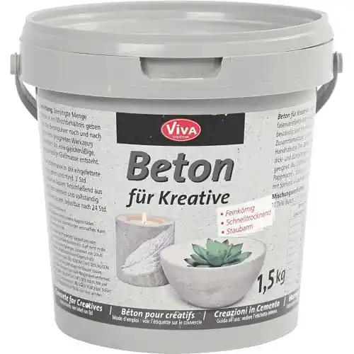 Béton de loisir gris seau de 1.5 kg Béton de loisir gris seau de 1.5 kg