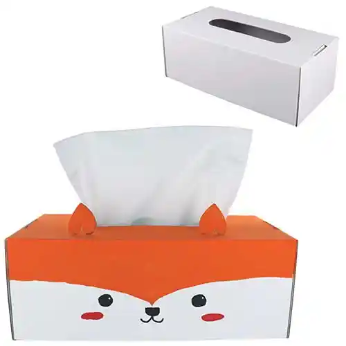Boîtes à mouchoirs en carton à décorer 10 pièces Boîtes à mouchoirs en carton à décorer 10 pièces