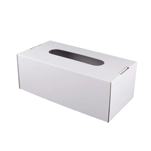 Boîtes à mouchoirs en carton blanc - 10 pièces Boîtes à mouchoirs en carton blanc - 10 pièces