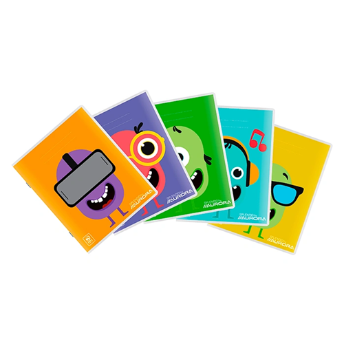 Cahier Aurora 1 ligne – 18 feuilles A5 21x16.5 cm – 20 pièces Cahier Aurora 1 ligne – 18 feuilles A5 21x16.5 cm – 20 pièces