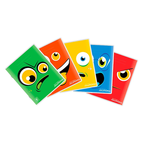 Cahier Aurora quadrillé 5x5 – 36 feuilles A5 21x16.5 cm – 15 pièces Cahier Aurora quadrillé 5x5 – 36 feuilles A5 21x16.5 cm – 15 pièces