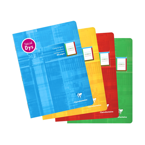 Cahier Clairefontaine DYS A5 17x22 cm 48 pages interligne 2 mm - 10 pièces Cahier Clairefontaine DYS A5 17x22 cm 48 pages interligne 2 mm - 10 pièces