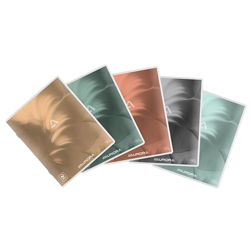 Cahier Mano Aurora 3 lignes – 36 feuilles A5 21x16.5 cm – 20 pièces Cahier Mano Aurora 3 lignes – 36 feuilles A5 21x16.5 cm – 20 pièces