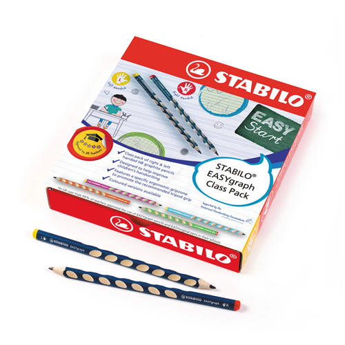 Classpack de 48 crayons Stabilo EASYgraph Medium (8pcs. gaucher & 40pcs. droitier) Classpack de 48 crayons Stabilo EASYgraph Medium (8pcs. gaucher & 40pcs. droitier)