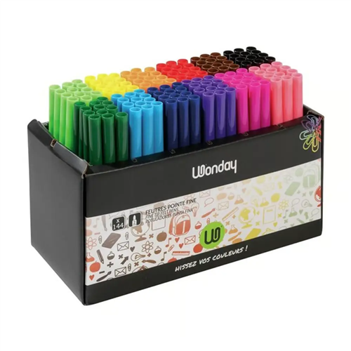 Classpack144 Marqueurs Min'O 12 couleurs pointe 2 mm Classpack144 Marqueurs Min'O 12 couleurs pointe 2 mm