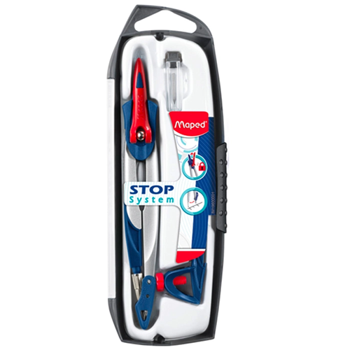Compas Maped Stop System - Coffret complet de 3 pièces Compas Maped Stop System - Coffret complet de 3 pièces