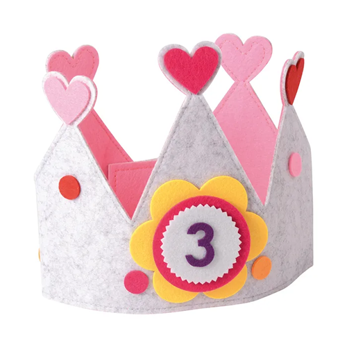 Couronne d'anniversaire Eduplay - Rose Couronne d'anniversaire Eduplay - Rose