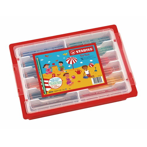 Crayon de couleur Stabilo Trio - Classpack 96 crayons Crayon de couleur Stabilo Trio - Classpack 96 crayons