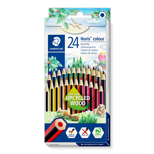 Crayon Staedtler Noris Colour 185 - Pochette de 12 couleurs assorties Crayon Staedtler Noris Colour 185 - Pochette de 12 couleurs assorties