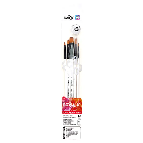 Darwi For You set de 5 pinceaux fins Darwi For You set de 5 pinceaux fins