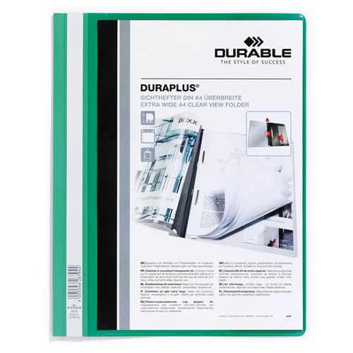 Farde devis personnalisable Durable Duraplus - 25 pièces *Choisir la couleur Farde devis personnalisable Durable Duraplus - 25 pièces *Choisir la couleur