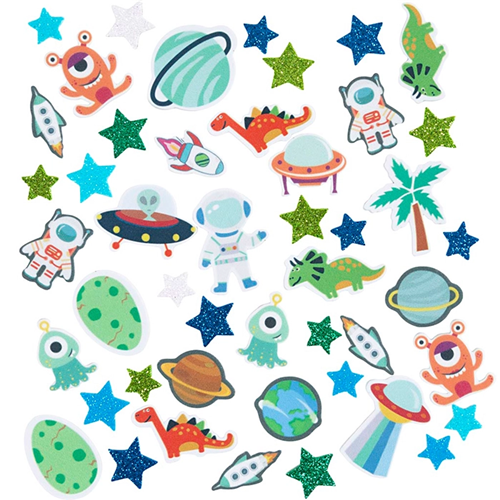 Foam stickers - Ruimte Foam stickers - Ruimte