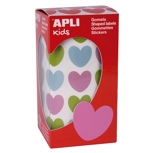 Gommettes cœurs multicolores 900 pièces Gommettes cœurs multicolores 900 pièces