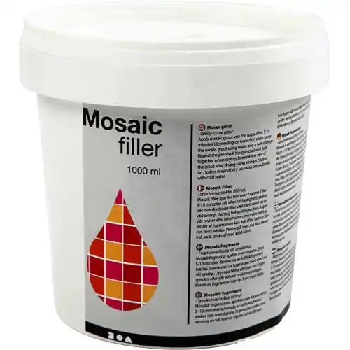 Joint pour mosaïques blanc par 1000ml Joint pour mosaïques blanc par 1000ml