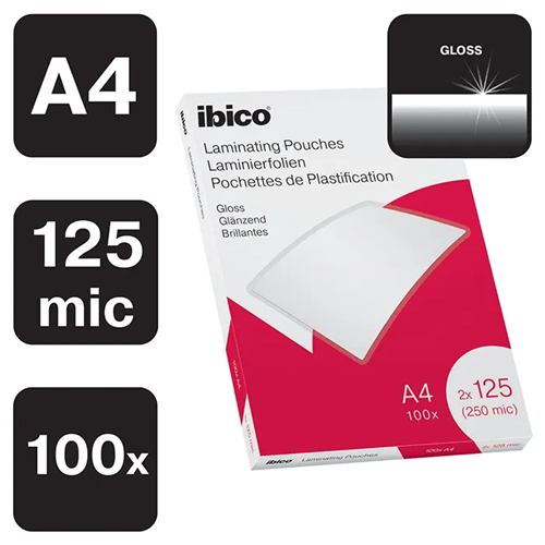 Laminatenhoesjes A4, 2 x 125 micron Laminatenhoesjes A4, 2 x 125 micron