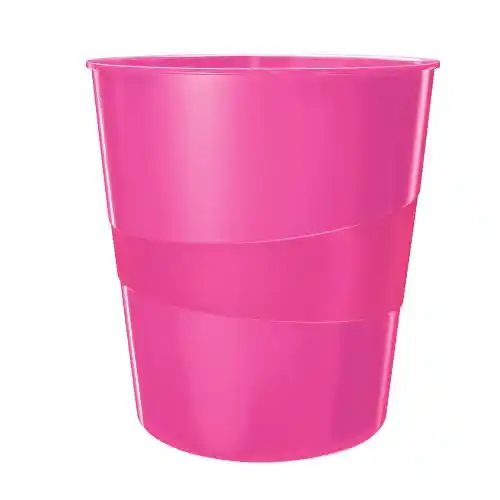 Leitz-afvalbak 15 liter - Roze Leitz-afvalbak 15 liter - Roze