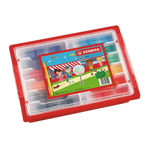 Marqueur de couleur Stabilo Power - Classpack 144 feutres Marqueur de couleur Stabilo Power - Classpack 144 feutres