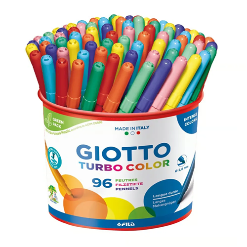 Marqueur Fin Giotto Turbo Color - Pot de 96 pièces Marqueur Fin Giotto Turbo Color - Pot de 96 pièces