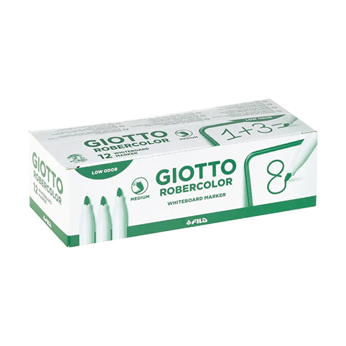 Marqueur tableau blanc Giotto Robercolor - Boite de 12 pièces *Choisir la couleur Marqueur tableau blanc Giotto Robercolor - Boite de 12 pièces *Choisir la couleur