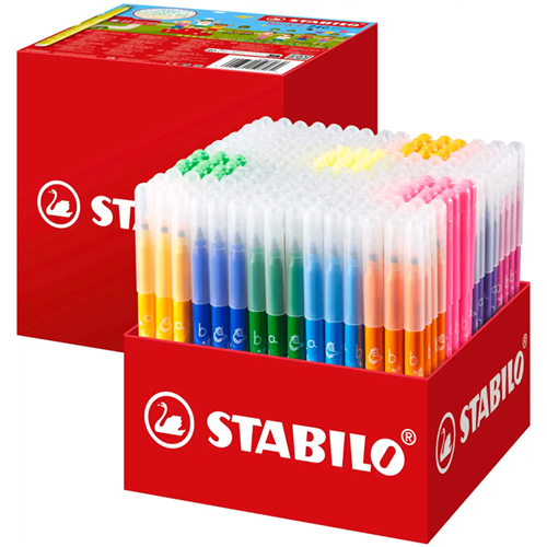 Marqueurs Trio A-Z Stabilo pointe moyenne - Classpack de 240 feutres Marqueurs Trio A-Z Stabilo pointe moyenne - Classpack de 240 feutres