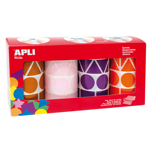 Maxi gommettes assorties 5428 pièces Maxi gommettes assorties 5428 pièces