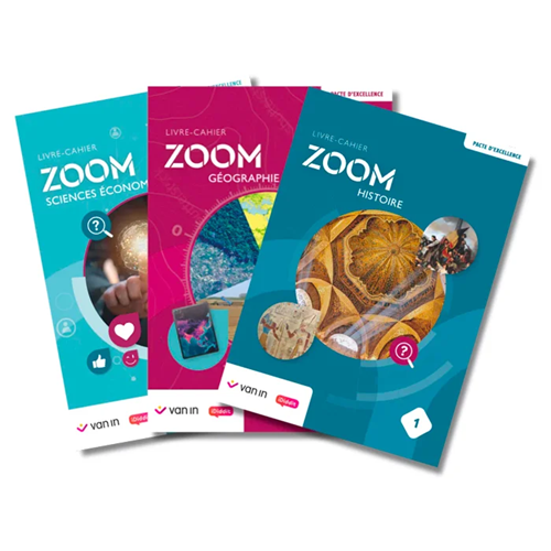 Pack Zoom Géo-Hist-Socioéco 1 Livres-cahiers (Pacte) Pack Zoom Géo-Hist-Socioéco 1 Livres-cahiers (Pacte)