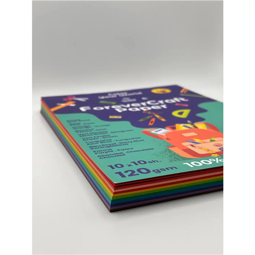 Papier dessin A4 120g, 100 feuilles - Couleurs assorties Papier dessin A4 120g, 100 feuilles - Couleurs assorties