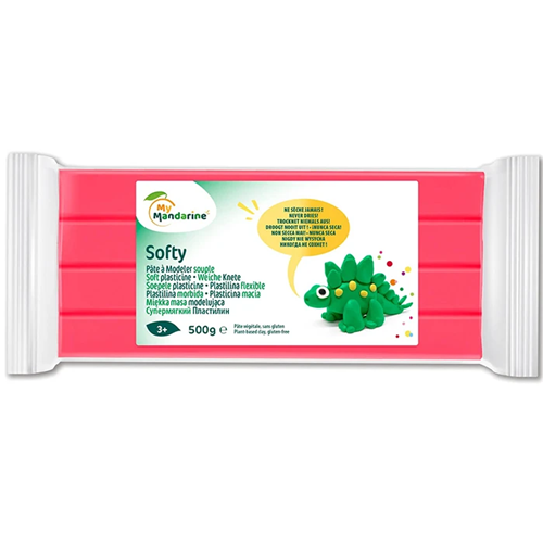 Plasticine Softy My Mandarine 500g *Choisir la couleur Plasticine Softy My Mandarine 500g *Choisir la couleur