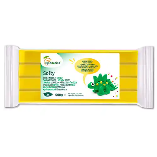 Plasticine Softy My Mandarine 500g *Choisir la couleur Plasticine Softy My Mandarine 500g *Choisir la couleur