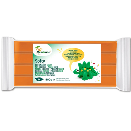 Plasticine Softy My Mandarine 500g *Choisir la couleur Plasticine Softy My Mandarine 500g *Choisir la couleur