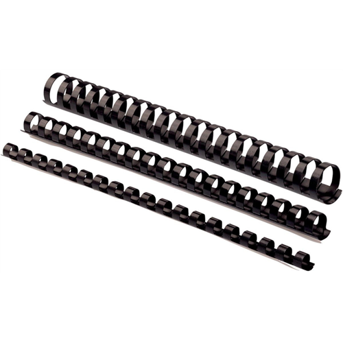 Reliures spirales Fellowes, paquet de 100 pièces, 8 mm, noir Reliures spirales Fellowes, paquet de 100 pièces, 8 mm, noir