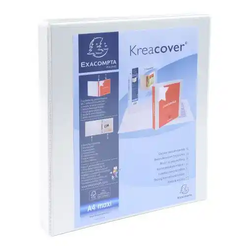 Ringmappen personliseerbaar A4 2ringen wit Ringmappen personliseerbaar A4 2ringen wit